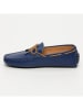 CHARLES & SMITH Leren mocassins donkerblauw