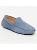 CHARLES & SMITH Leren mocassins "Colin" lichtblauw