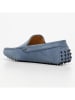 CHARLES & SMITH Leren mocassins "Colin" lichtblauw