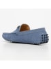 CHARLES & SMITH Leder-Mokassins "Luke" in Hellblau