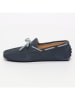 CHARLES & SMITH Leren mocassins donkerblauw