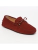 CHARLES & SMITH Leren mocassins rood
