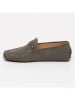 CHARLES & SMITH Leder-Mokassins in Grau