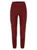 Salewa Legginsy funkcyjne "Alpine Hemp" w kolorze bordowym