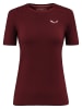 Salewa Functioneel shirt "Cristallo Warm Alpine Merino Responsive" bordeaux