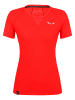 Salewa Koszulka trekkingowa "Agner Merino" w kolorze czerwonym