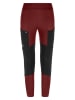 Salewa Trekkingleggings "Puez Dry Responsive" bordeaux/zwart
