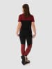 Salewa Trekkingleggings "Puez Dry Responsive" bordeaux/zwart