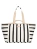 ZEBRA Strandtasche "Richelle" in Schwarz/ Weiß - (B)65 x (H)35 x (T)24 cm