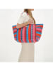 ZEBRA Torba plażowa "Richelle" ze wzorem - 65 x 35 x 24 cm
