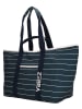 ZEBRA Strandtas "Elise" donkerblauw - (B)68 x (H)35 x (D)25 cm