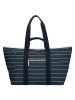 ZEBRA Strandtas "Elise" donkerblauw - (B)68 x (H)35 x (D)25 cm