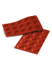 Silkomart Silikon-Backform in Rot - (L)30,6 x (B)18 cm