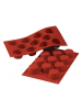 Silkomart Silikon-Muffinform in Rot - (L)30,6 x (B)18 cm