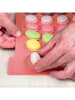Silkomart Siliconen macaronbakmat rood - (L)40 x (B)30 cm