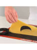 Silkomart Siliconen bakmat rood/zwart - (L)40 x (B)30 cm