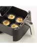 Silkomart 6-delige set: siliconen muffinvormen grijs - Ø 6,8 cm