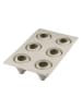 Silkomart Siliconen pralinévorm beige - (L)34 x (B)18 cm