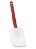 Silkomart Siliconen deegschraper wit/rood - (L)36 cm