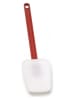Silkomart Siliconen lepelspatel wit/rood - (L)36 cm