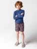 Swim Essentials Zwemshort "Vibrant Stripes" oranje/donkerblauw