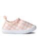 Swim Essentials Buty kąpielowe "Sunset Grid" w kolorze pomarańczowo-białym