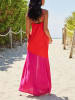 LA Angels Kleid in Rot/ Pink