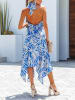 LA Angels Jurk blauw/crème/wit