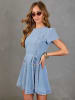 LA Angels Jeans-Kleid in Hellblau