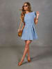 LA Angels Jeans-Kleid in Hellblau
