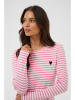 Kaffe Longsleeve in Creme/ Pink