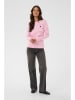 Kaffe Longsleeve in Creme/ Pink