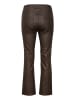 Kaffe Kunstleren broek antraciet