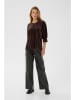 Kaffe Bluse in Dunkelbraun