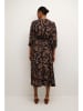 Kaffe Kleid in Braun/ Schwarz