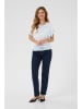 Kaffe Blouse "Amber" wit/lichtblauw