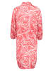 Kaffe Kleid in Pink/ Weiß