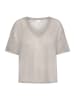 Kaffe Pullover in Silber