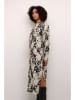 Kaffe Kleid in Schwarz/ Creme