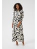 Kaffe Kleid in Beige/ Schwarz