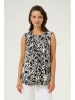 Kaffe Blousetop "Vera" zwart/wit