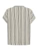 Kaffe Bluzka "Milia" w kolorze miętowo-czarnym