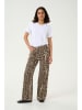 Kaffe Marlenehose "Leonora" in Beige/ Hellbraun