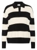 Kaffe Poloshirt in Creme/ Schwarz