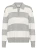 Kaffe Pullover in Creme/ Grau