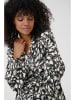 Kaffe Bluse in Schwarz/ Weiß