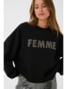 Kaffe Sweatshirt in Schwarz