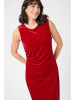 Kaffe Fluwelen jurk rood