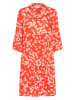 Kaffe Jurk rood/wit