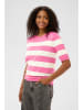 Kaffe Trui roze/wit
